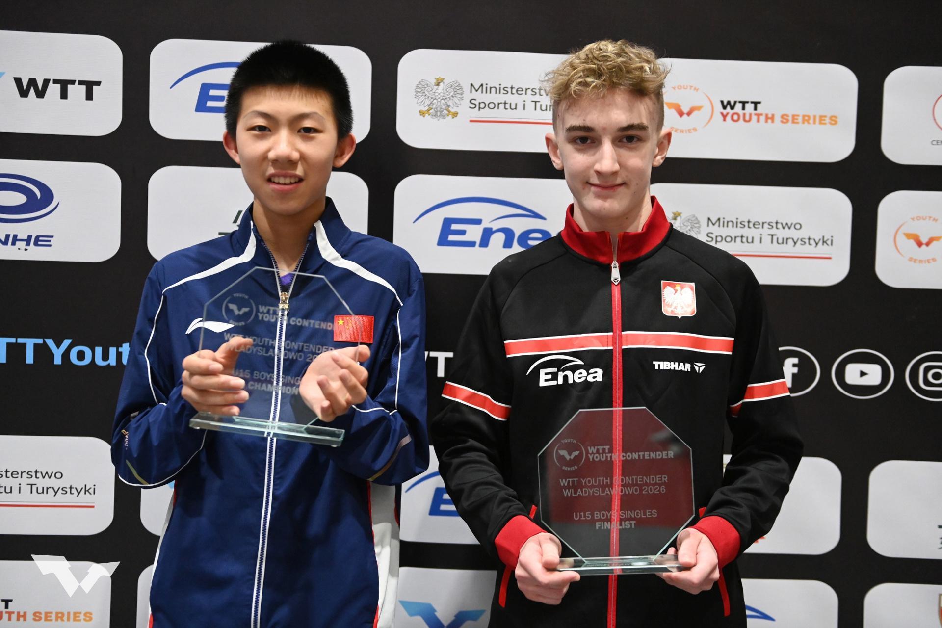 勇夺双冠!国乒14岁新星崛起:外公带他入门,看齐王楚钦林诗栋?